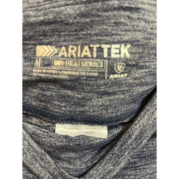 Ariat Heat Two Knee Patch Breeches Ladies M Pre Owned Blue Ariatek - Picture 4 of 6